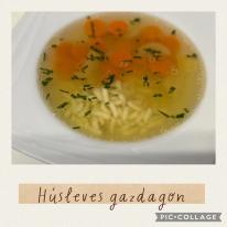Húsleves gazdagon Húsleves gazdagon