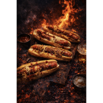 Baconos hot-dog