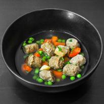 Alföldi májgombócleves