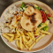Pikáns gyros tál