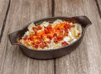 Túrós tészta pörccel