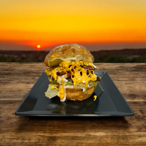 Négysajtos Placc burger