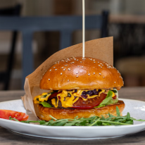 Cheddar burger