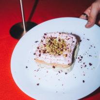 Pisztáciás-málnás tiramisu