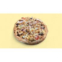 Barbecue e pollo pizza