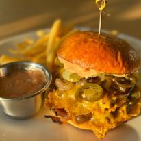 Smashed burger