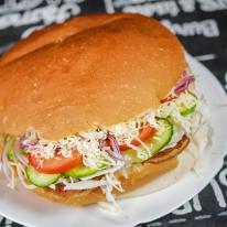 Sajtos hamburger nagy bucival Sajtos hamburger nagy bucival