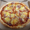 Vegán szalámis pizza