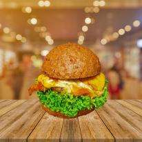 Magvas, sajtos varázs burger