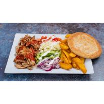 Nagy gyros tál pitával