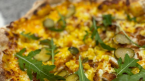 Cheddar sajtos-csirkés pizza