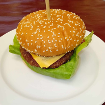 Sajtos hamburger