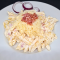 Tejfölös, sajtos, baconos penne