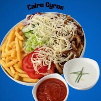 Sajtos gyros tál