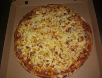Csirkehúsos pizza
