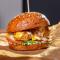 Crispy chicken burger
