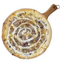 Gyrosos pizza