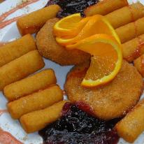 Rántott camembert sajt