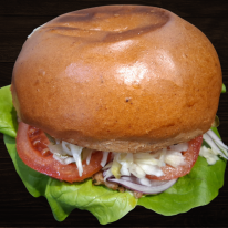Retro hamburger