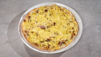 Kebab pizza