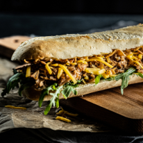 Sweetie Pulled Pork Bagett