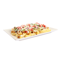 Hasábburgonyás gyros tál