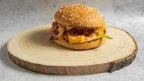 Baconos sajtburger
