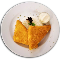 Rántott trappista sajt