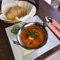 Jókai bableves bográcsban