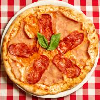 Salame e Cotto pizza
