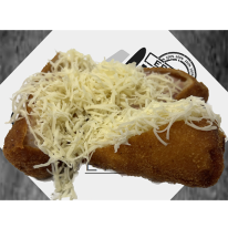 Sajttal-sonkával töltött sertéskaraj rántva Sajttal-sonkával töltött sertéskaraj rántva