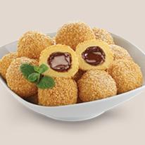 Mogyorókrémes minigolyók