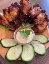 Chilis csirkeszárnyak