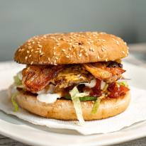 Baconos hamburger