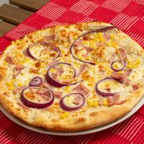 Füstös pizza