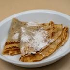 Kakaós palacsinta porcukorral