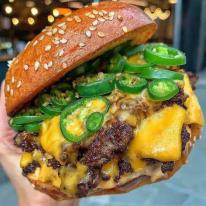 Jalapeno burger