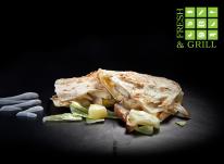 Ananászos-csirkés quesadilla