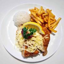 Cordon bleu sertéskarajból