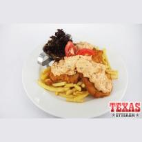 Amerikai csirkemell panko morzsában sütve