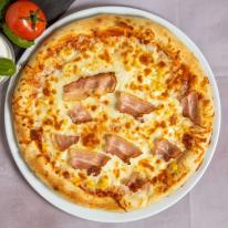 Sonka-kukorica-bacon pizza