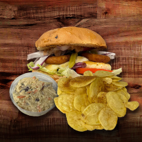 Vega burger menü