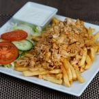 Nagy gyros tál