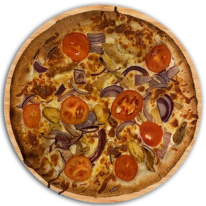 Csirkés cosmopolitan pizza