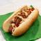 Hot-dog sajttal és pirított hagymával