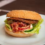 Baconos hamburger