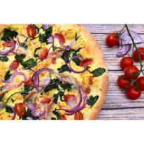 Baconös-füstölt sajtos pizza Baconös-füstölt sajtos pizza