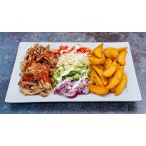 Gyros tál pita nélkül