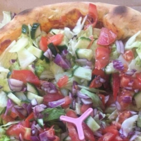 Gyrosos pizza