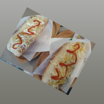 Sajtos hot-dog